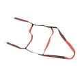 thumbnail image 2 of Boat Rope Ladder, Nylon Webbing Boarding Rope Ladder Lightweight  For Canoeing For Kayak Red 3 Stairs, 2 of 8
