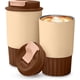 thumbnail image 1 of Taza de café de 350 ml, taza de café aislada de acero inoxidable, taza de café de doble pared, vaso a prueba de fugas para camping, hogar, viajes (café), 1 of 3