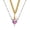 I, variant on VOLALO Heart Dagger Pendant Layered Necklace for Women
