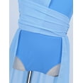 thumbnail image 7 of Manyakai Girls Sleeveless Cutout Back Ballet Dance Leotard Dress for Lyrical Contemporary Dancing Light Blue 14, 7 of 7