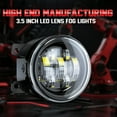 thumbnail image 4 of Pair For 2010-2018 Acura RDX LED Fog Lights Bumper Lamps Left & Right Side 6000K White, 4 of 10