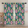 thumbnail image 5 of Pioneer Flower Floral Print Pattern Teens Curtains,Teens Insulated Curtains Set Of 2,Bedroom Essentials,Toddler Room Decor 52"x63", 5 of 5