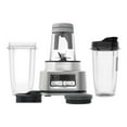 thumbnail image 1 of Ninja SS101 Foodi Mélangeur à Smoothies et Extracteur de Nutriments* 1200 WP, 6 Fonctions Smoothies, Extractions*, Tartinades, smartTORQUE, Mélangeur à Smoothies de 14 Oz, (2) Gobelets à Emporter et Couvercles, Argent, 1 of 9