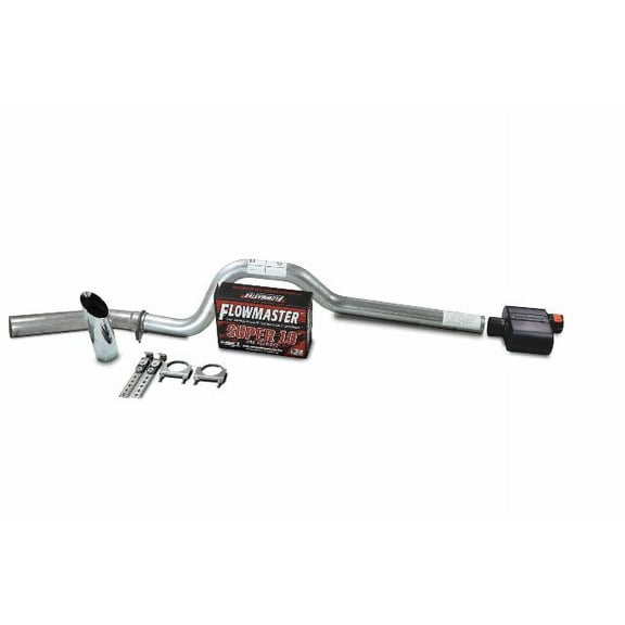 Ford F-150 04-14 Single 3" Truck Exhaust Kits Flowmaster Super 10 Slash Corner