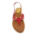 thumbnail image 4 of Victoria K Women's Multi Straps With Gold Side Buckles Sandals, 4 of 4