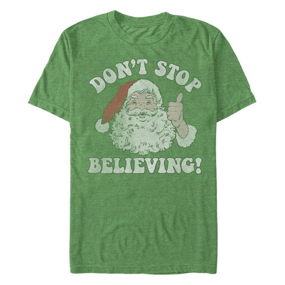 Men's Lost Gods Santa Don't Stop Believing  Graphic T-Shirt