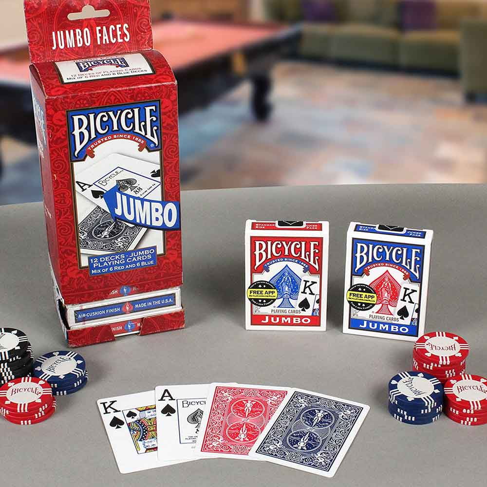 Jumbo Banana Split Playing Card Deck - Magic Trick - Bicycle Big Box -  Comedy