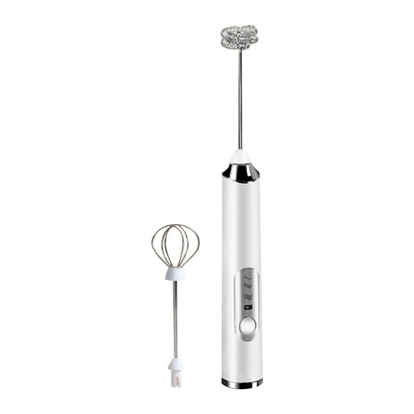 Milk Frother Handheld,Coffee Frother Handheld Milk Frother Handheld for Coffee Whisk 3 Speed Adjustable Drink with Stainless 3 Whisks Rechargeable Hand Frother Wand Frother for Coffee