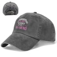 thumbnail image 2 of Lesbian My Girlfriend Trucker Hat LGBT Pride Baseball Cap Black, 2 of 6