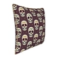 thumbnail image 2 of Susaid funny Skull star Print Velvet Throw Pillow Covers Home Art Deco Pillowcase Square Pillow Case Cushion Cover for Bed Sofa Living Room Car Indoor and Outdoor-18"x18", 2 of 8