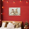thumbnail image 2 of Snowman Family Of Three Canvas Wall Art, design by Petal Prints Design, 2 of 8