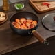 thumbnail image 3 of 24 Cm Nonstick Wok Many Con Tapa Hierro Vidrio para Estufa, 3 of 9