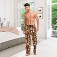 thumbnail image 6 of Top-kevin Multi- Xmas Gingerbread Pajama Pants for Men PJs Bottoms Sleep Lounge Pants with Pockets, 6 of 12