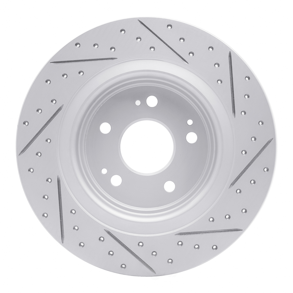 Dynamic Friction Company 830-58030L DFC Geoperformance Rotor - Drilled and Slotted