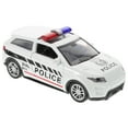 thumbnail image 1 of Camión de policía a escala 1:32, coche de policía clásico en miniatura, coche de juguete de metal, coche de policía para niños, para jugar y exhibir, decoración, 1 of 8