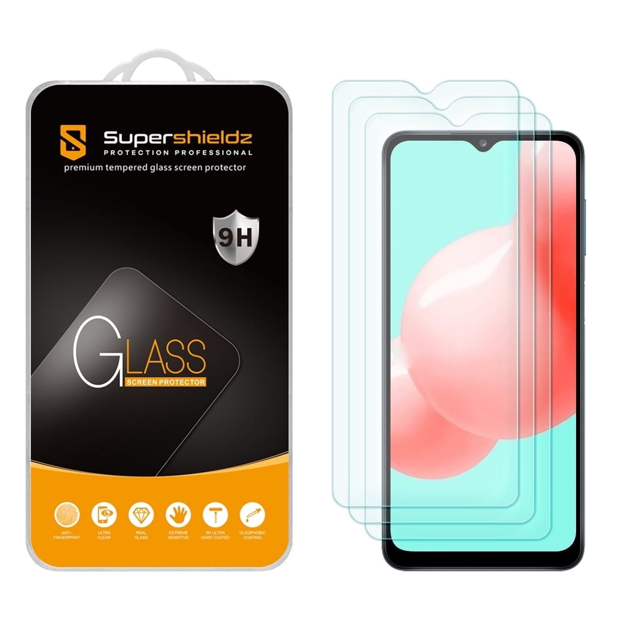 Supershieldz Designed for Samsung Galaxy A32 5G Tempered Glass Screen Protector, Anti Scratch, Bubble Free (3 Pack)