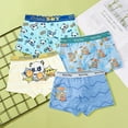 thumbnail image 3 of Esaierr Toddler Kids Boys Boxer Briefs Shorts Cotton Underwear for Juniors Boys 4 Pack Antibacterial Panties Boxer Size 2-18T, 3 of 8