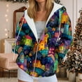 thumbnail image 2 of larppty Womens Zip Up Hoodies Fall Fashion Xmas Trees Graphic Sweatshirt 2025 Clothes Y2K Jackets Cute Winter Outfits (Multicolour, XL), 2 of 7