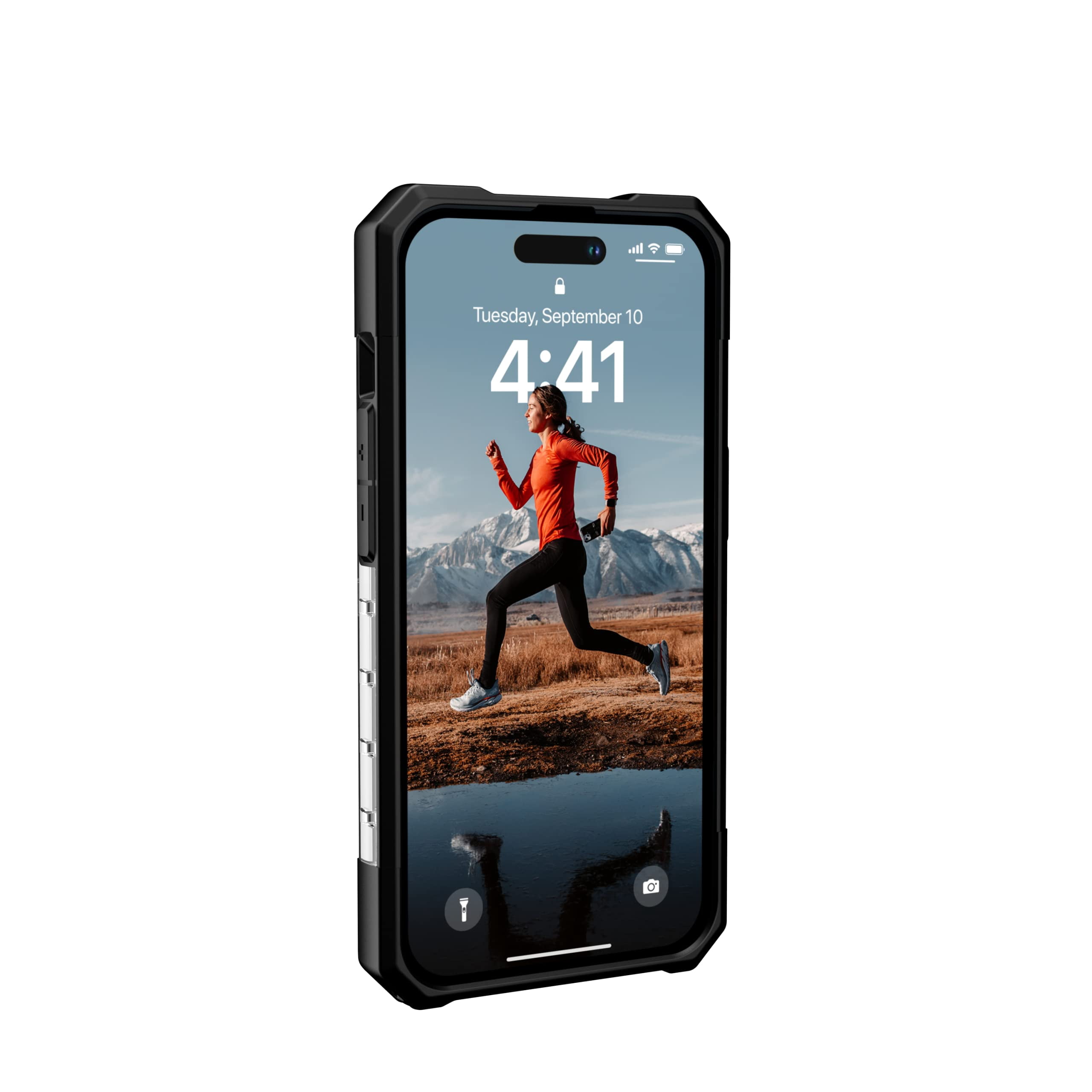 UAG iPhone 14 Pro Case Translucent Clear Ice 6.1" Plasma Lightweight Slim Shockproof Transparent Protective Cover Compatible with Wireless Charging by URBAN ARMOR GEAR