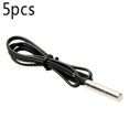 thumbnail image 2 of 5Pcs Ntc 10K Ohm 1% 3435 Thermistor Temperature Sensor Cylinder Probe 1M Wire, 2 of 9