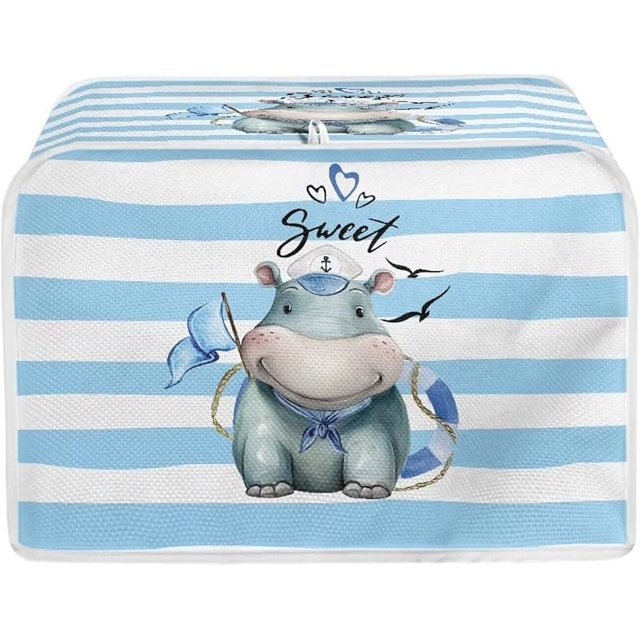 Coffee 2 slice Toaster Cover Appliance Cover Toaster Dust And Fingerprint,Washable Kitchen Accessories