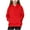 Red, variant on Bnwani Kids Hoodies Girls Crew Neck Long Sleeve Pockets Thin Sweatshirt Plain Graphic Tops Pullover