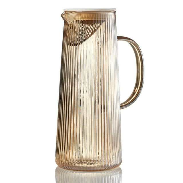 Stripe Tea/Water Jug with Strainer Lid 0.75L