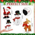 thumbnail image 5 of Adorno y Navegación de Madera Hot6sl 6 Piezas Formato de Papá Noel Decorativa de invierno, 5 of 5