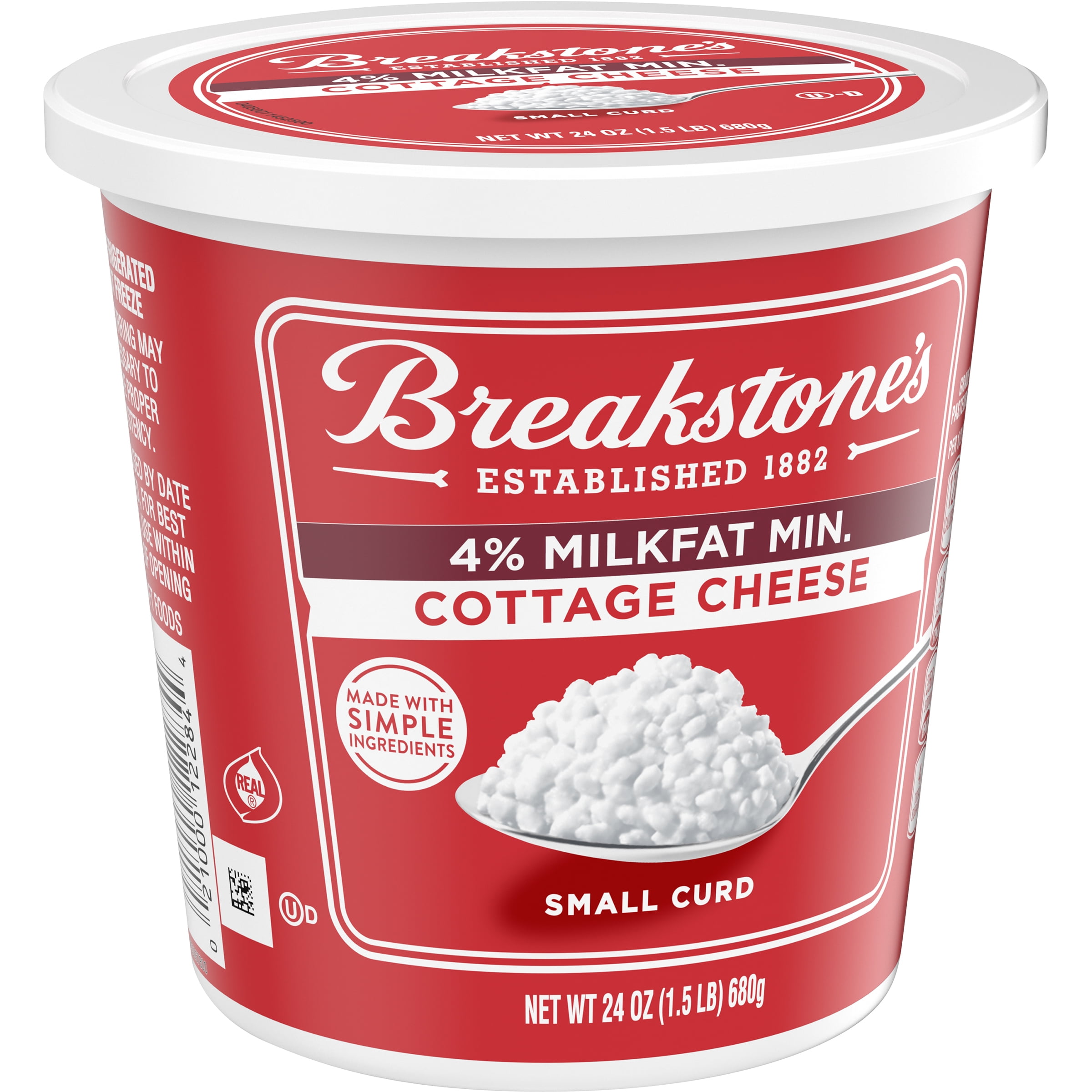 Breakstone Cottage Cheese 4 Milk Fat Nutrition Facts Besto Blog
