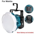 thumbnail image 1 of Luz de Trabajo LED Portátil de 24W 2400LM con Gancho para Makita/Bosch/Dewalt/Milwaukee/Black Decker/Craftsman Batería de Litio de 18V 20V, 1 of 28