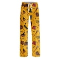 thumbnail image 4 of IYYVV Halloween Pajama Pants Women Goth Trendy Ghost Print Drawstring Sleep Bottoms Stretch Lounge Carved Fall Clothes Saffron M, 4 of 5