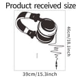 thumbnail image 5 of Auriculares Adhesivo de pared Pegatinas de pared para salas de estar Dormitorios Oficinas Decoración de pared TUNC Sencillez, 5 of 5