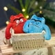 thumbnail image 4 of 6pcs Monster Cute Six Color Plush Toys My Emotional Little Monster Cartoon Doll Colorful Emotion for kids Gifts, 4 of 4
