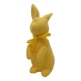 thumbnail image 1 of Easter Flocked Bunny Goth Figurine with Bow Tie 8.4" Easterween Rabbit Tabletop Decorations for Easter Centerpieces Easterween Ornament Spring Home Party Mantel Decor, 1 of 6