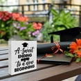 thumbnail image 5 of Darzheoy Graduation Quote Wood Box Sign Decor Desk Sign Positive Behind You All Your Memories Wooden Box Black Sign Rustic Home Shelf Wall Decoration Grad Gift, 5 of 6
