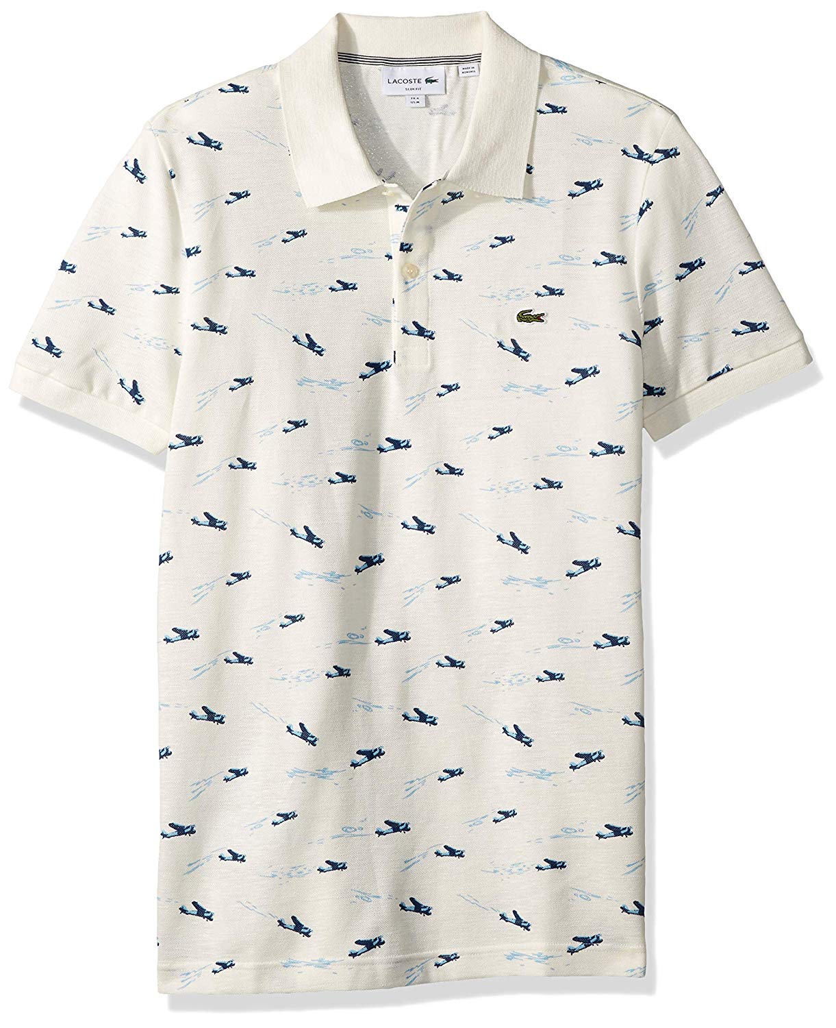 lacoste slim fit polo sale