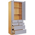 thumbnail image 4 of Maplevilles Cabinetry Pdc3693 Inset 36" Wide X 93" Tall Double Door Tall Or Pantry Cabinet, 4 of 7