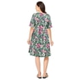 thumbnail image 2 of Woman Within Plus Size Button-Front Short Essential Dress, 2 of 2