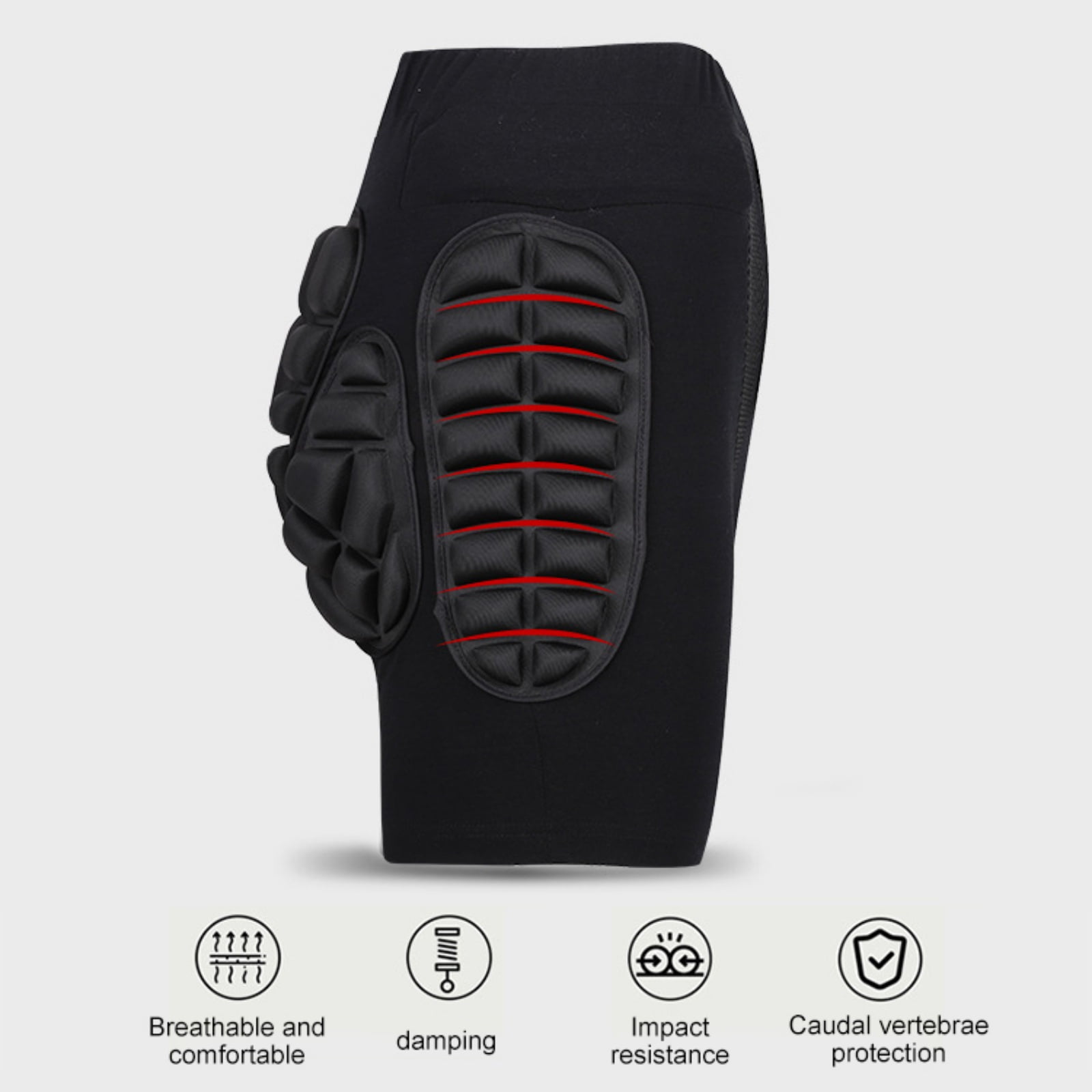 Soared Protection 3D Hip Butt XPE Short rebourré pour ski, patinage à