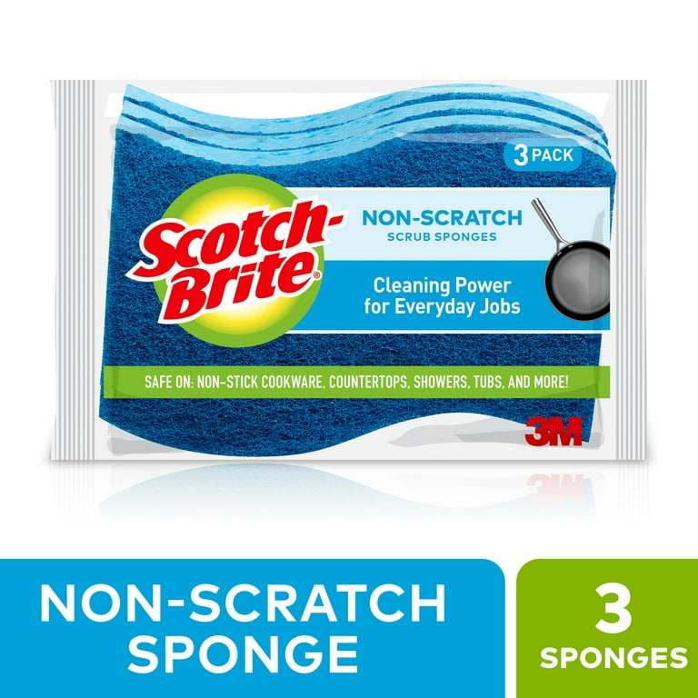 Scotch Brite - Scotch Brite Non-Scratch Scrub Sponge (3 count)