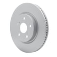 thumbnail image 3 of KarParts360 For Toyota C-HR 2020 2021 2022 Brake Rotor Front | Cast Iron | Coated | 62 Millimeters/2.44 Inches Center Hole Diameter | 25 Millimeters/0.98 Inches Discard Thickness | 5 Stud/Lug Hole, 3 of 4