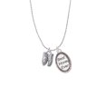 thumbnail image 2 of Delight Jewelry Silvertone Small Ballet Slippers Best Mom Ever Charm Necklace, 2 of 4