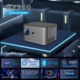 thumbnail image 4 of Becaristey Android 0 HY350 Projector With Electric Focus For Home Cinema Multi-compatibility Technical Suppor, 4 of 6