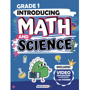 ArgoPrep 1st Grade Introducing Math & Science Workbook | Video Explantions to Each Question Included | 360 Pages