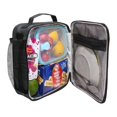 thumbnail image 4 of Haosy Dark Mysterious Swirling Plants Reusable Lunch Box Men/Women Insulated Lunch Bag for School Picnic Travel, 4 of 6