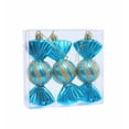 thumbnail image 2 of Fmbmuo Candy Shaped Christmas Hanging Ornaments Set Striped Glitter Xmas Tree Pendants Box Packed Festive Hanging Decor for Holiday Party,Blue, 2 of 5