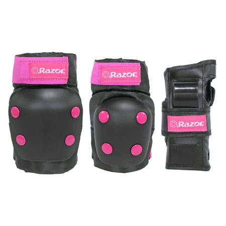Razor Multi-Sport Child's Pad Set, Pink/Black