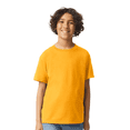 thumbnail image 2 of Gildan Youth Ultra Cotton T-Shirt, Youth Crewneck T-Shirt, Cotton Kids Short Sleeve Tee, Gold, XL, 2 of 5