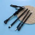 thumbnail image 1 of CHICHUMID 1Ensemble Équipement Extérieur Bâtons de Randonnée Randonnée Alliage d'Aluminium Noir Bâton de Marche Pliant, 1 of 8