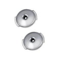 thumbnail image 1 of 1 Pair Locking Earring Backs Jewelry Findings Replacements Backs Stoppers 6mm White Gold Color, 1 of 9